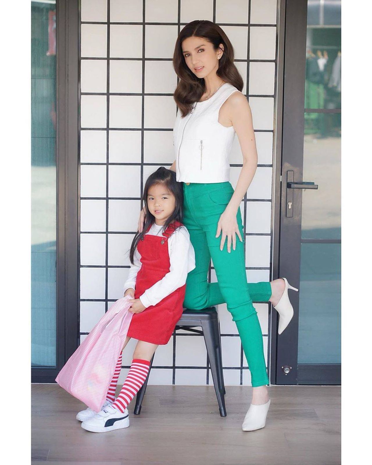 แม่โบว์-น้องมะลิ ขอบคุณภาพจากไอจี @vanda29