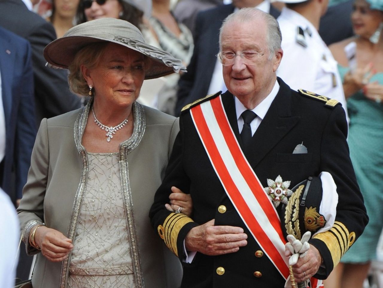 อดีตกษัตริย์อัลแบร์ที่ 2 แห่งเบลเยียม และสมเด็จพระราชินีเปาลา 