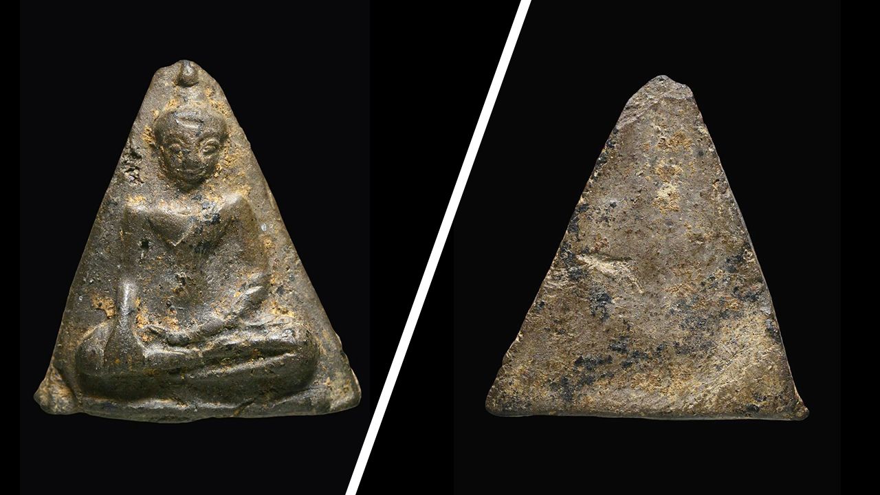 พระนางกำแพง พิมพ์ตื้น กรุลานทุ่งเศรษฐี กำแพงเพชร ของก้อง พระสมเด็จ.