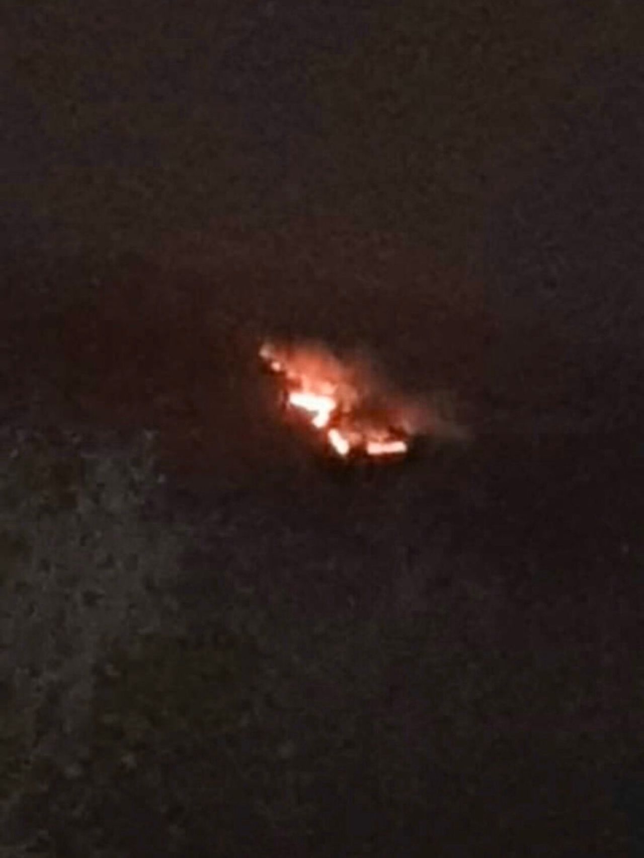 ภาพจุดที่เฮลิคอปเตอร์ตก เครดิต อาสาสมัครกู้ภัย มูลนิธิร่วมกตัญญู