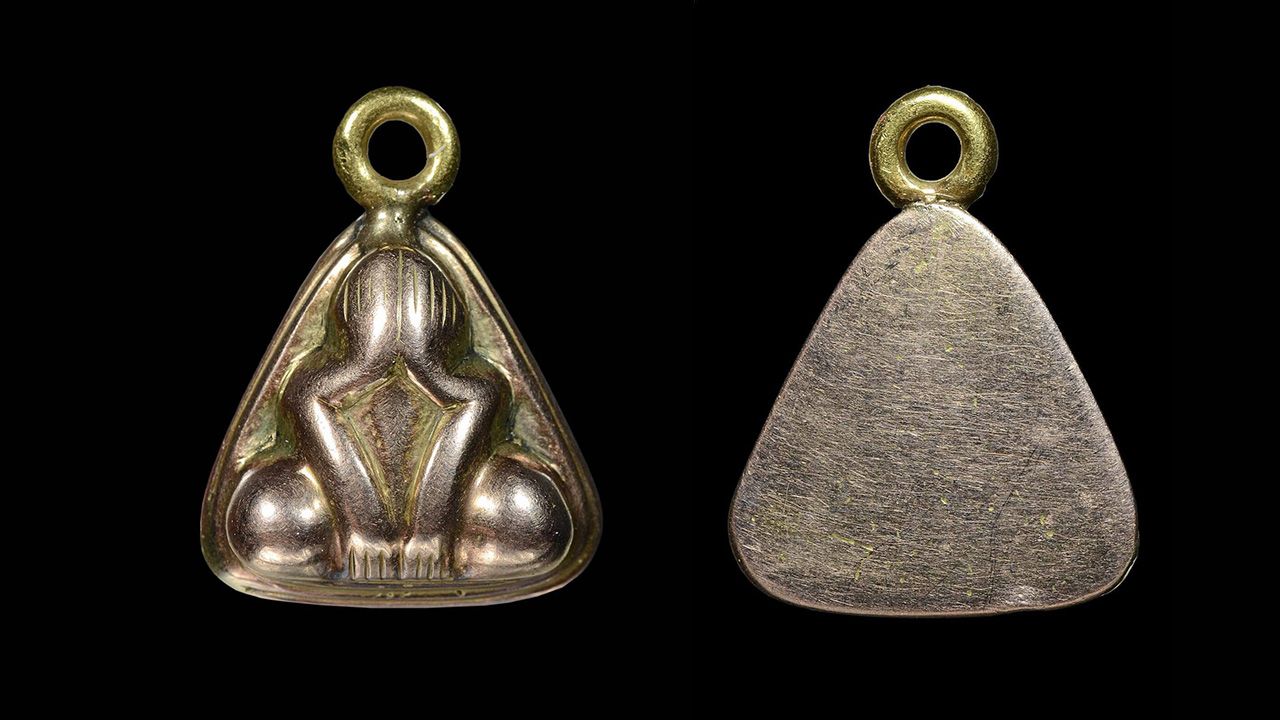 พระปิดตามหาอุด เนื้อเมฆสิทธิ์ (นาก) หลวงพ่อทับ วัดอนงคาราม ของ พัลลภบัวสุวรรณ.