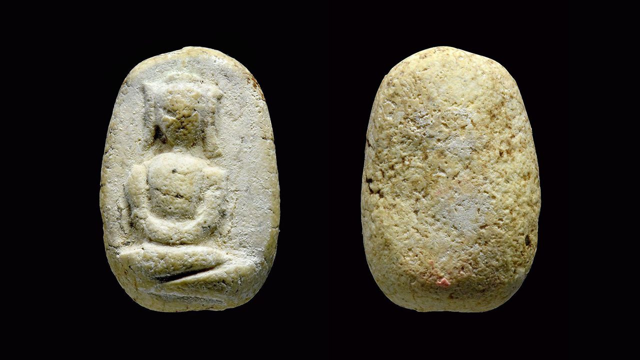 พระวัดพลับ พิมพ์ตุ๊กตาเล็ก สมเด็จพระญาณสังวร ของ ปรีดา คูวิบูลย์ศิลป์.