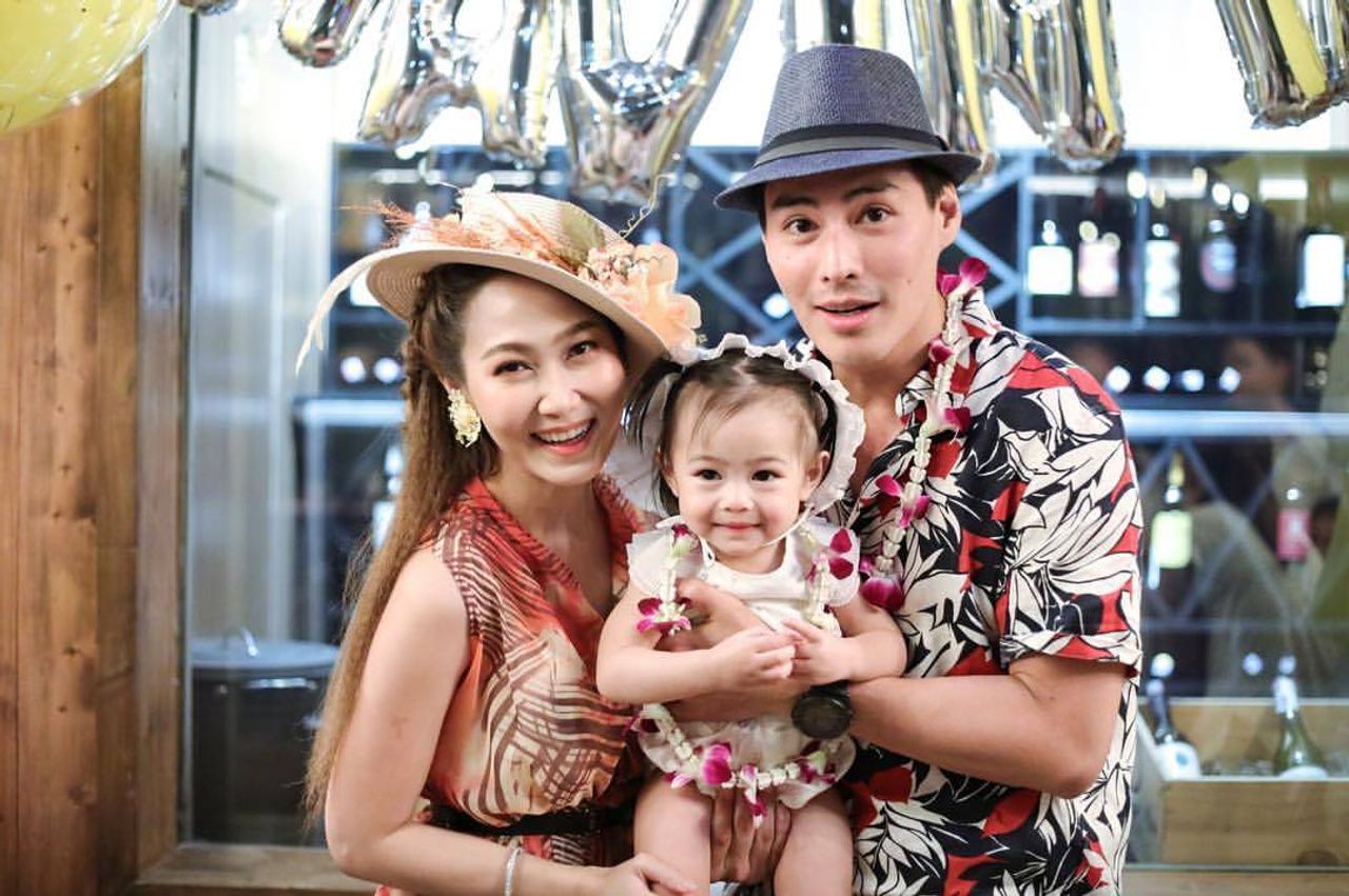 ต้าร์-น้ำหวาน และน้องลูก้า ลูกสาว ขอบคุณภาพจากไอจี @navintar