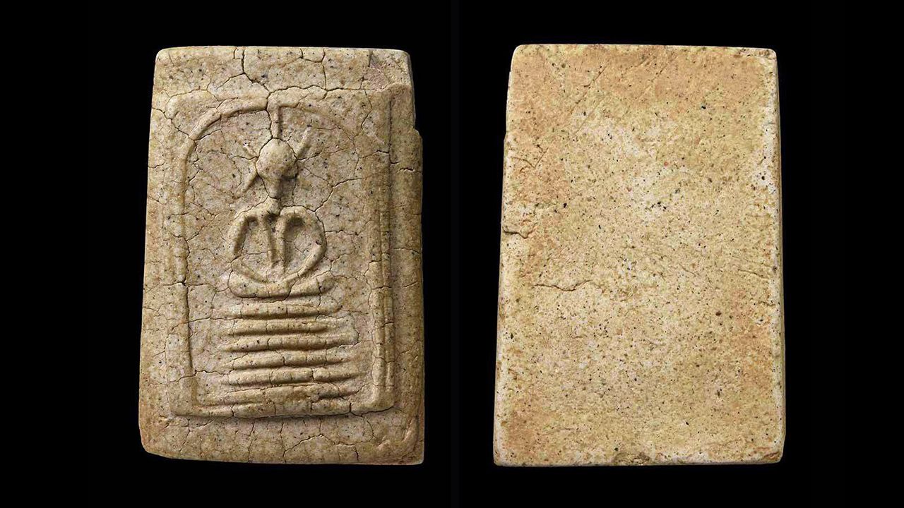 พระสมเด็จ เกศ ไชโย พิมพ์ ๖ ชั้น อกตลอด วัดไชโยวรวิหาร ของ ผู้ใหญ่ไกรสร อยุธยา.