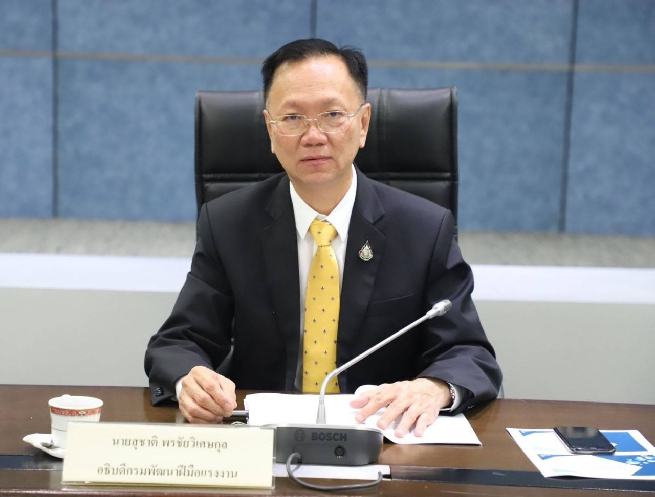 นายสุชาติ พรชัยวิเศษกุล อธิบดีกรมการจัดหางาน