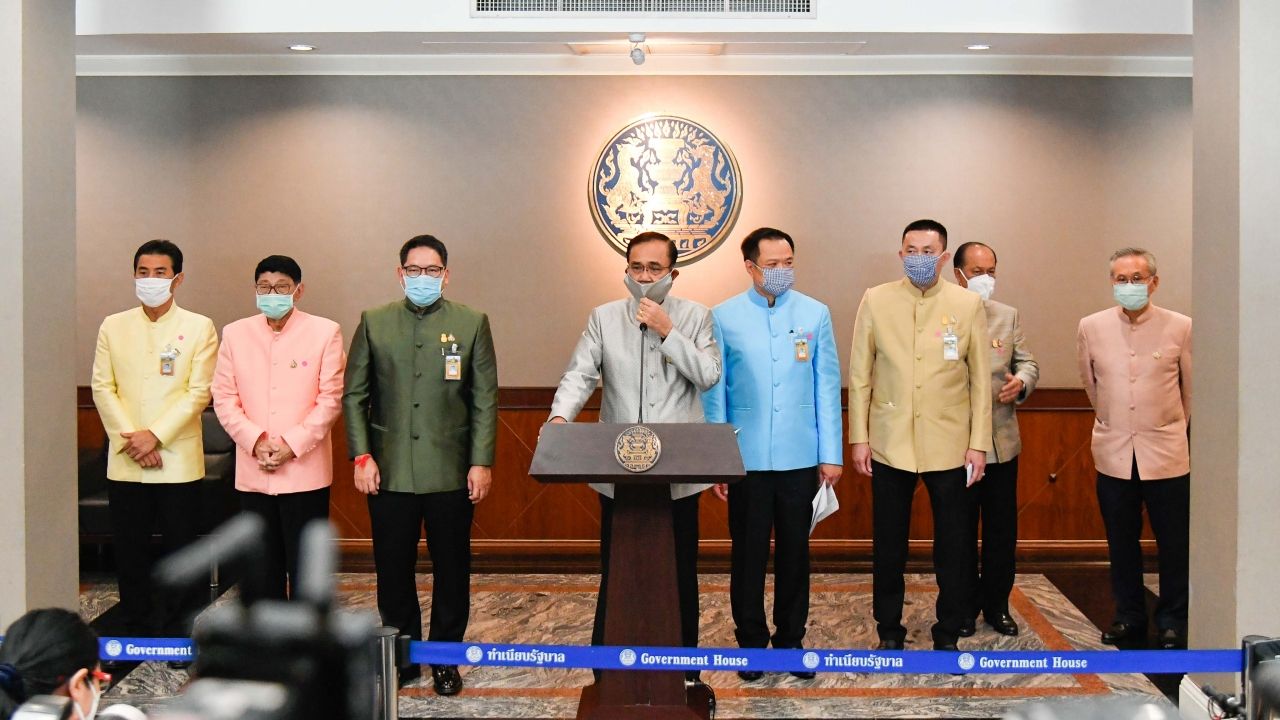 (ภาพแถลงหลังการประชุม ครม. วันที่ 17 มี.ค. 2563)