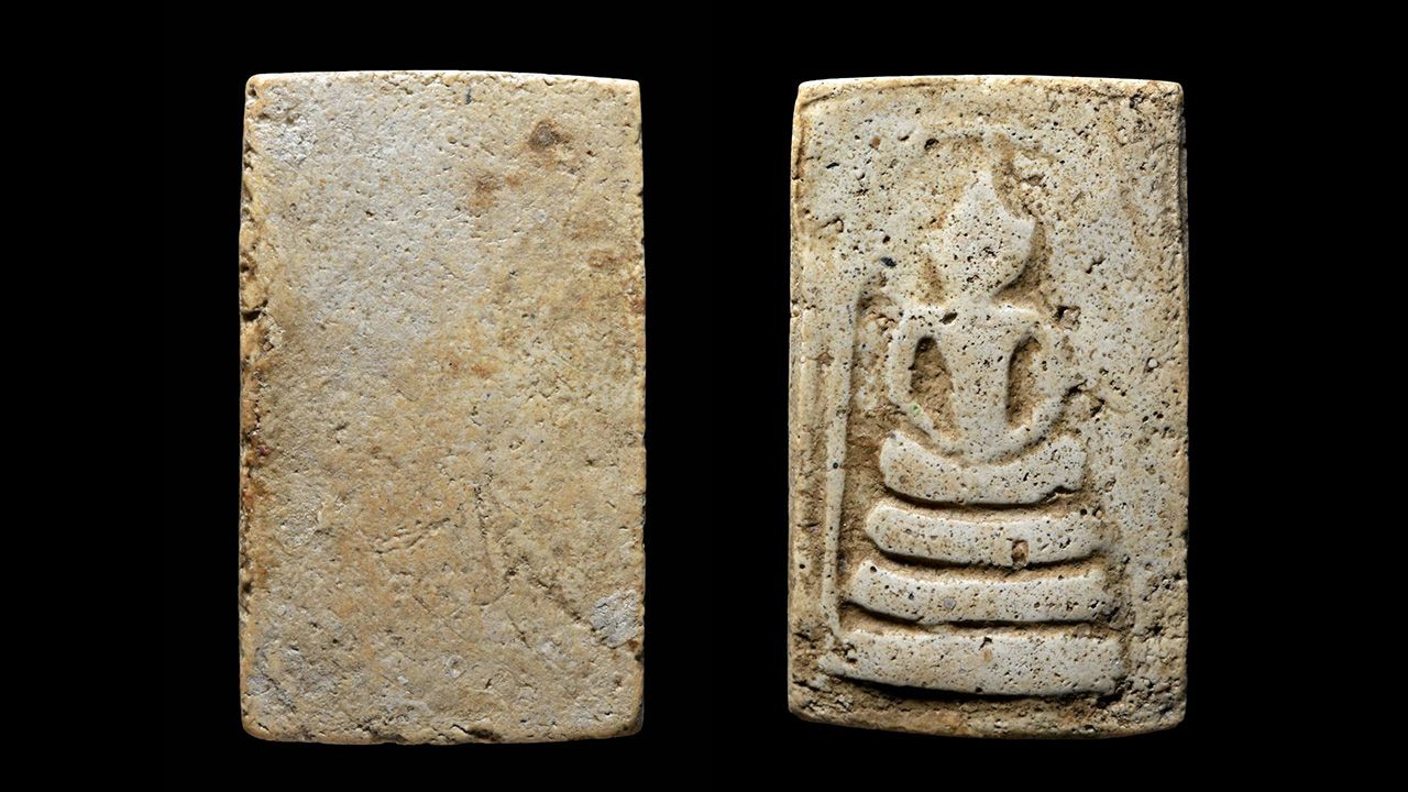 พระสมเด็จบางขุนพรหม พิมพ์อกครุฑ วัดใหม่อมตรส ของพรรค คูวิบูลย์ศิลป์.