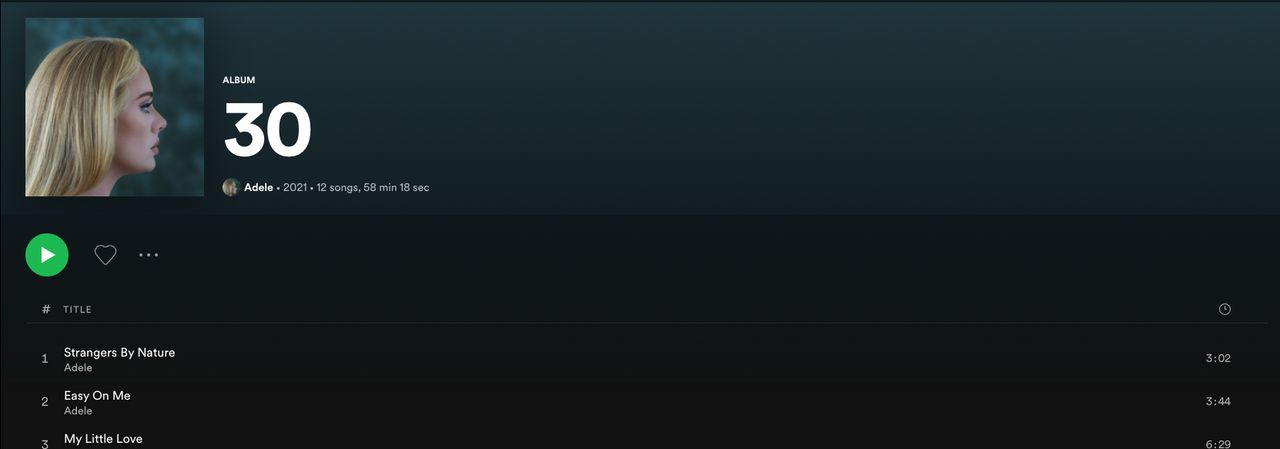 อัลบั้ม 30 ของอะเดล ได้รับตามคำขอที่ต้องการ