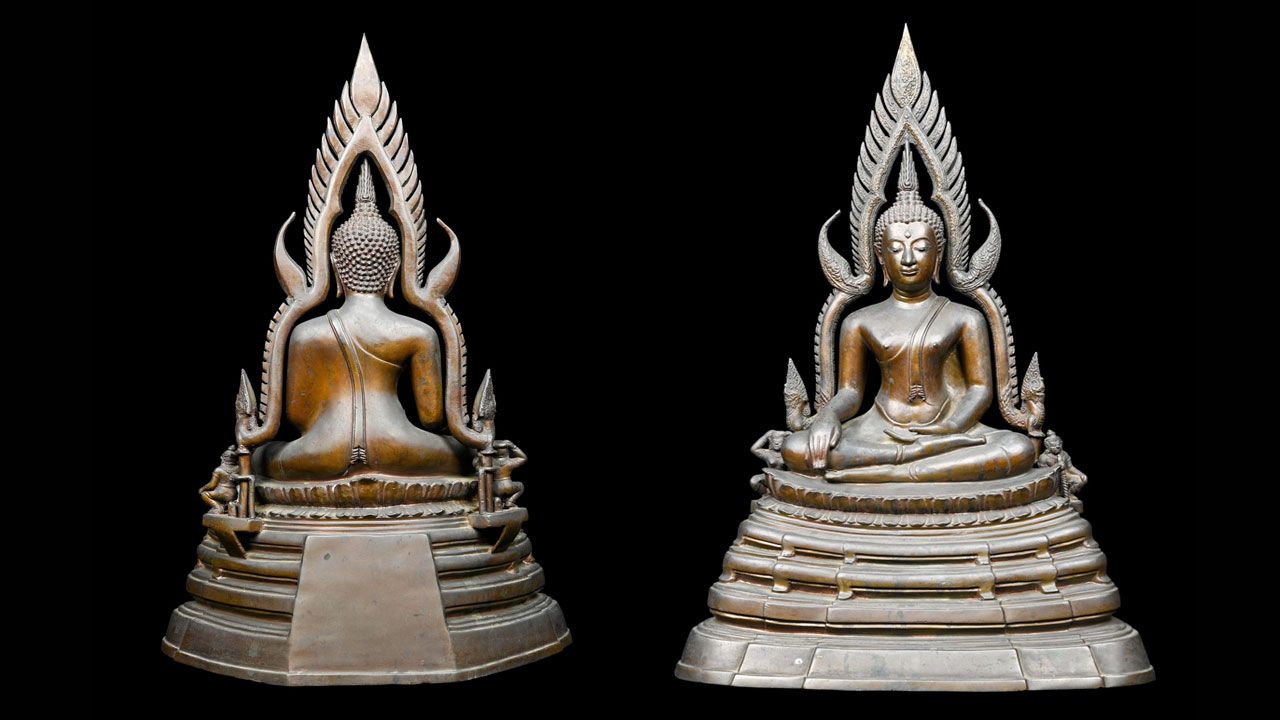 พระพุทธรูปบูชาพระพุทธชินราช พ.ศ.2485 (อินโดจีน) วัดสุทัศน์ ของ อิทธิ ชวลิตธำรง.