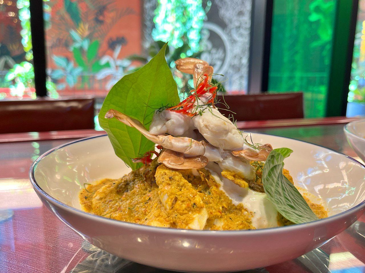 แกงปูม้าใบชะพลู