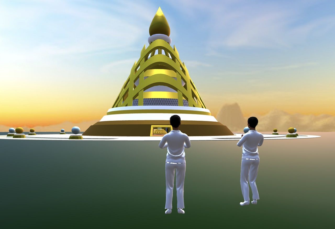 วัดพระธรรมกายเชิญชวนสวดมนต์ข้ามปีแบบ Metaverse