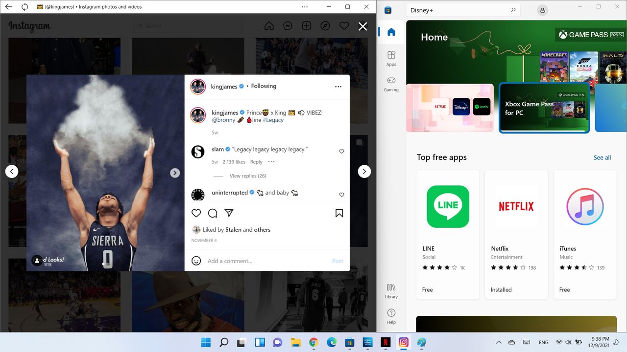 Instagram บน Windows 11 ในรูปแบบของเว็บแอปพลิเคชัน