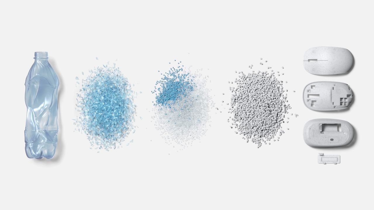 เมาส์จากวัสดุรีไซเคิล