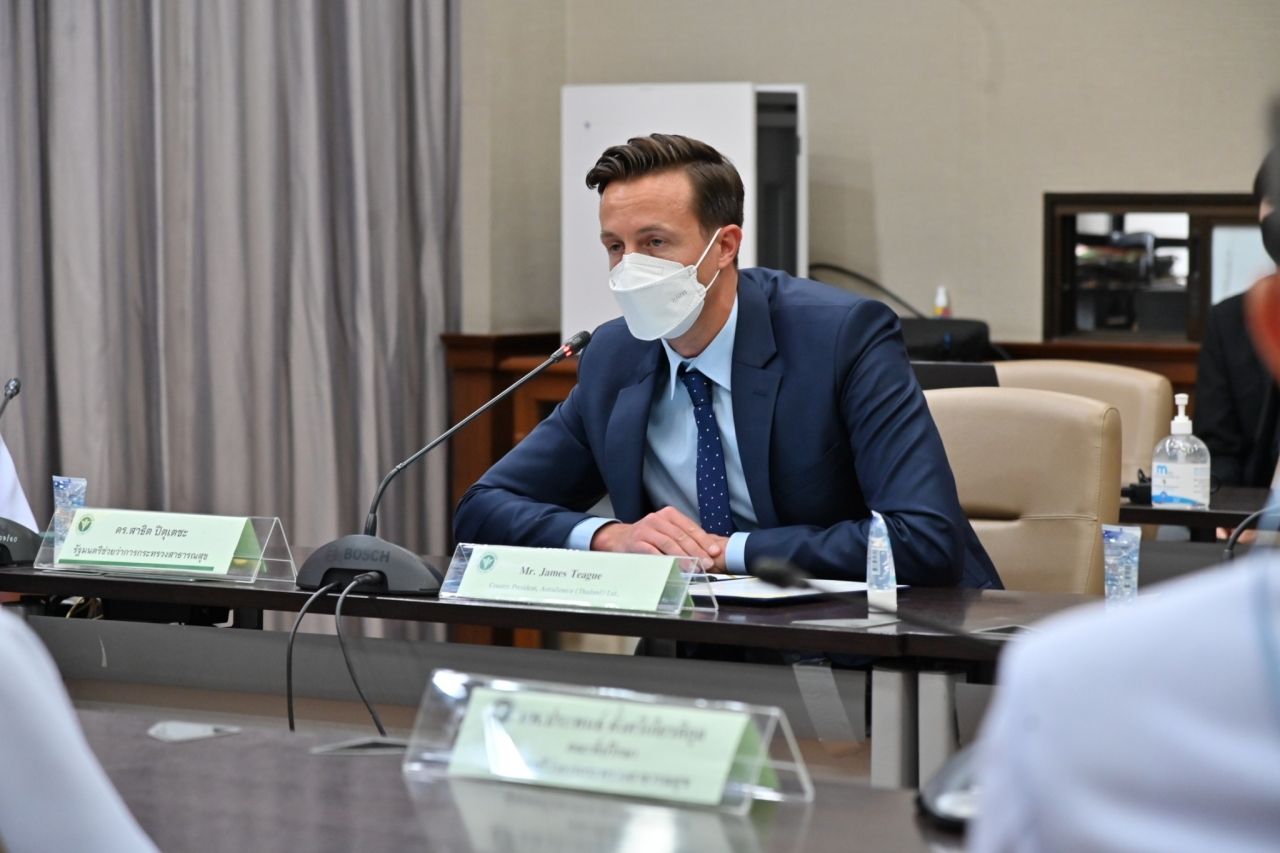 เจมส์ ทีก ประธานบริษัท แอสตราเซเนกา (ประเทศไทย) จำกัด