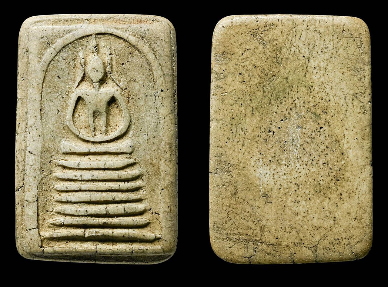 พระสมเด็จเกศไชโย พิมพ์ ๗ ชั้นหูประบ่า วัดไชโยวรวิหาร ของแจ็ค สามพราน.