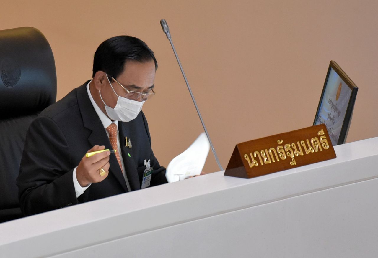 พล.อ.ประยุทธ์ จันทร์โอชา นายกรัฐมนตรีและรัฐมนตรีว่าการกระทรวงกลาโหม