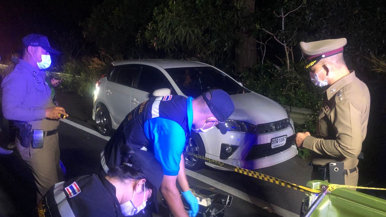 จุดพบศพ ริมถนนสายเซ้าท์เทิร์นซีบอร์ด