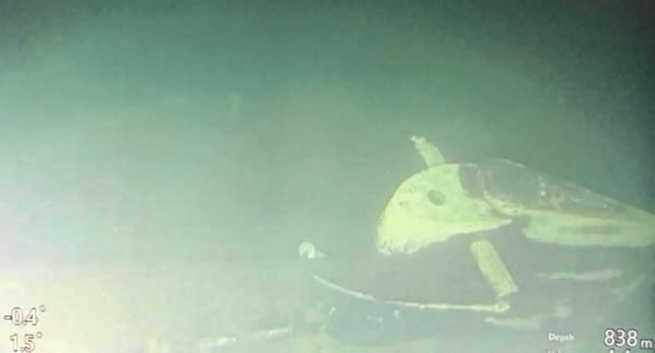 ซากชิ้นส่วนเรือดำน้ำ เคอาร์ไอ นังกาลา-402