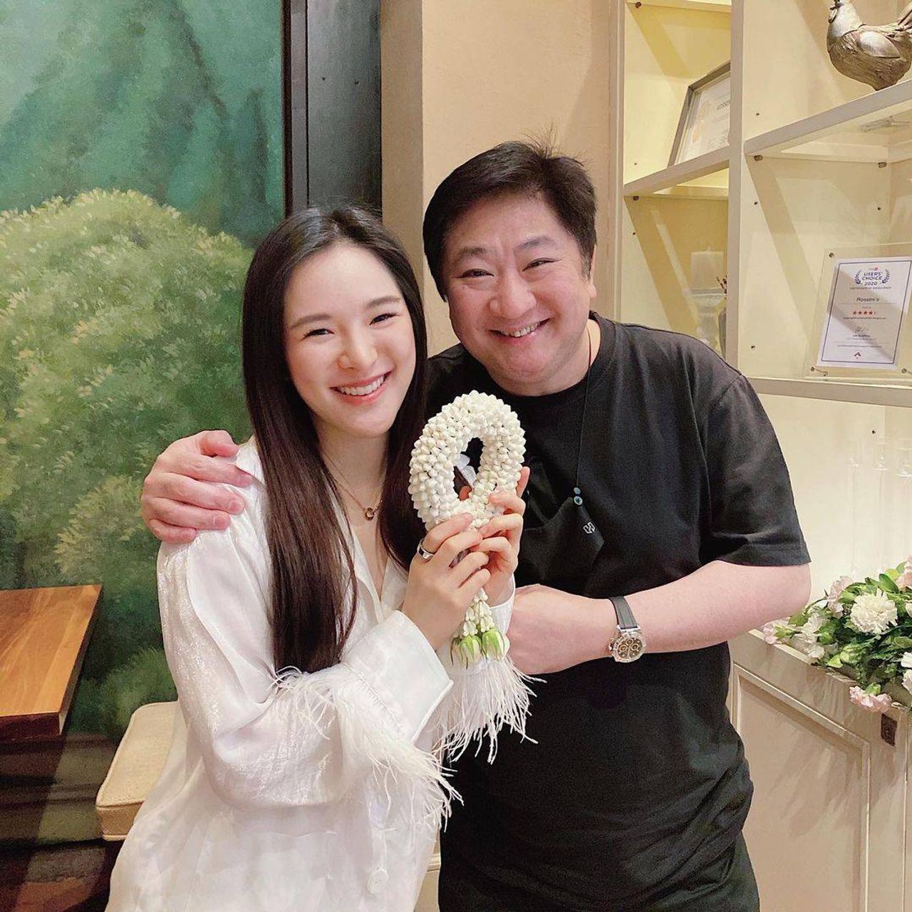 ปันปัน สุทัตตา และคุณพ่อ ขอบคุณภาพจากไอจี @punpun_sutatta