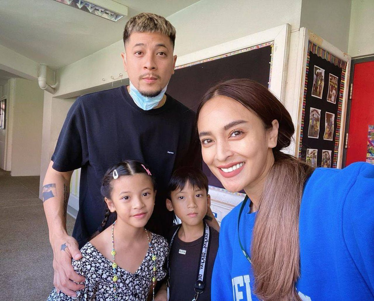 เวย์-นานา และ น้องบีน่า-น้องบรู๊คลิน ขอบคุณภาพจากไอจี @nanarybena