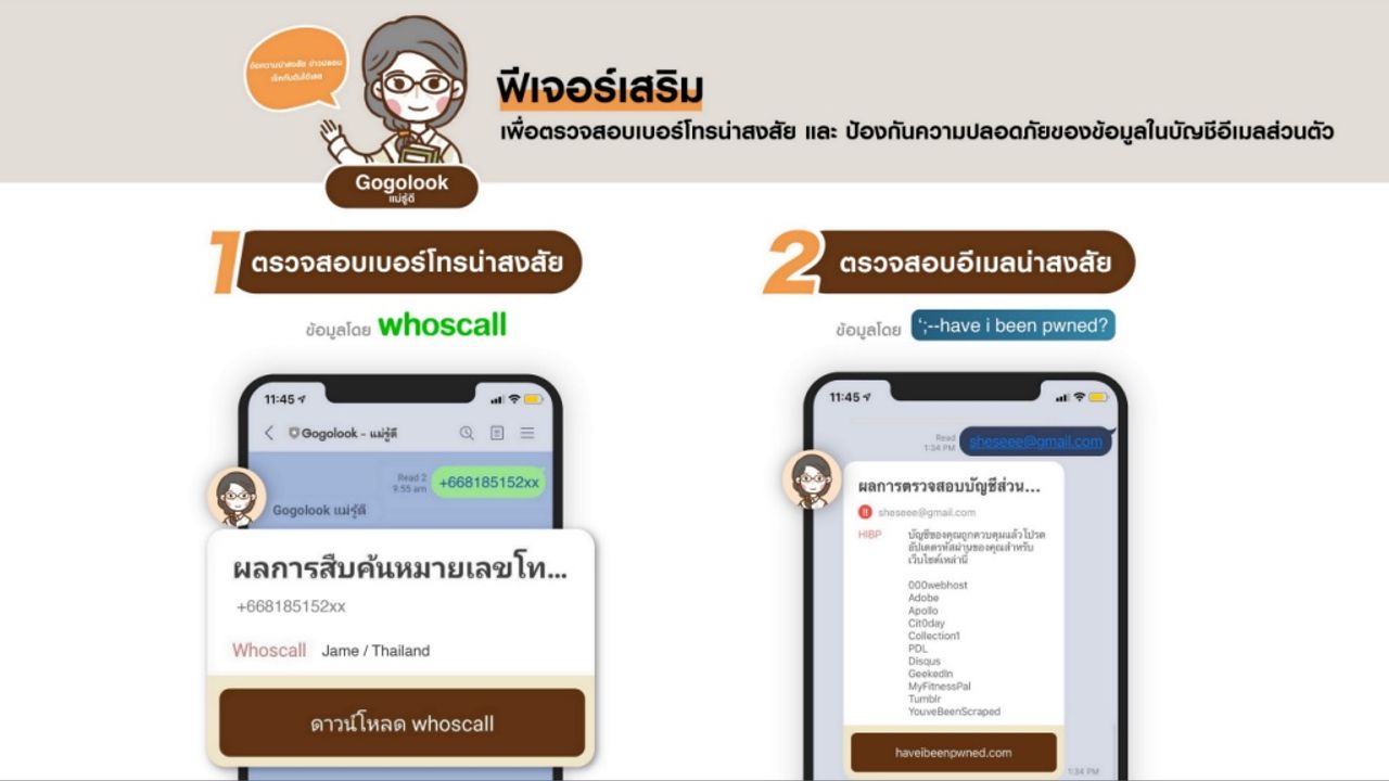 ฟีเจอร์ของบริการแม่รู้ดี