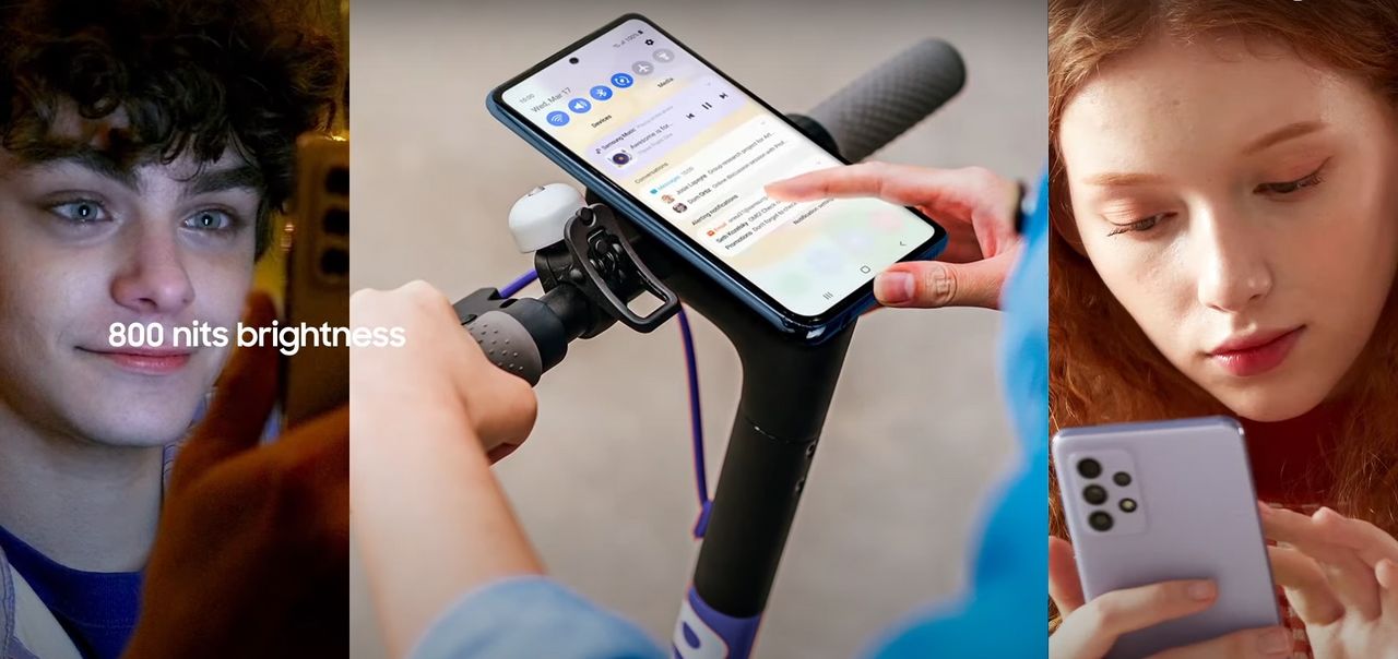 ค่าความสว่าง 800 nits จุดขายของ Galaxy A 2021