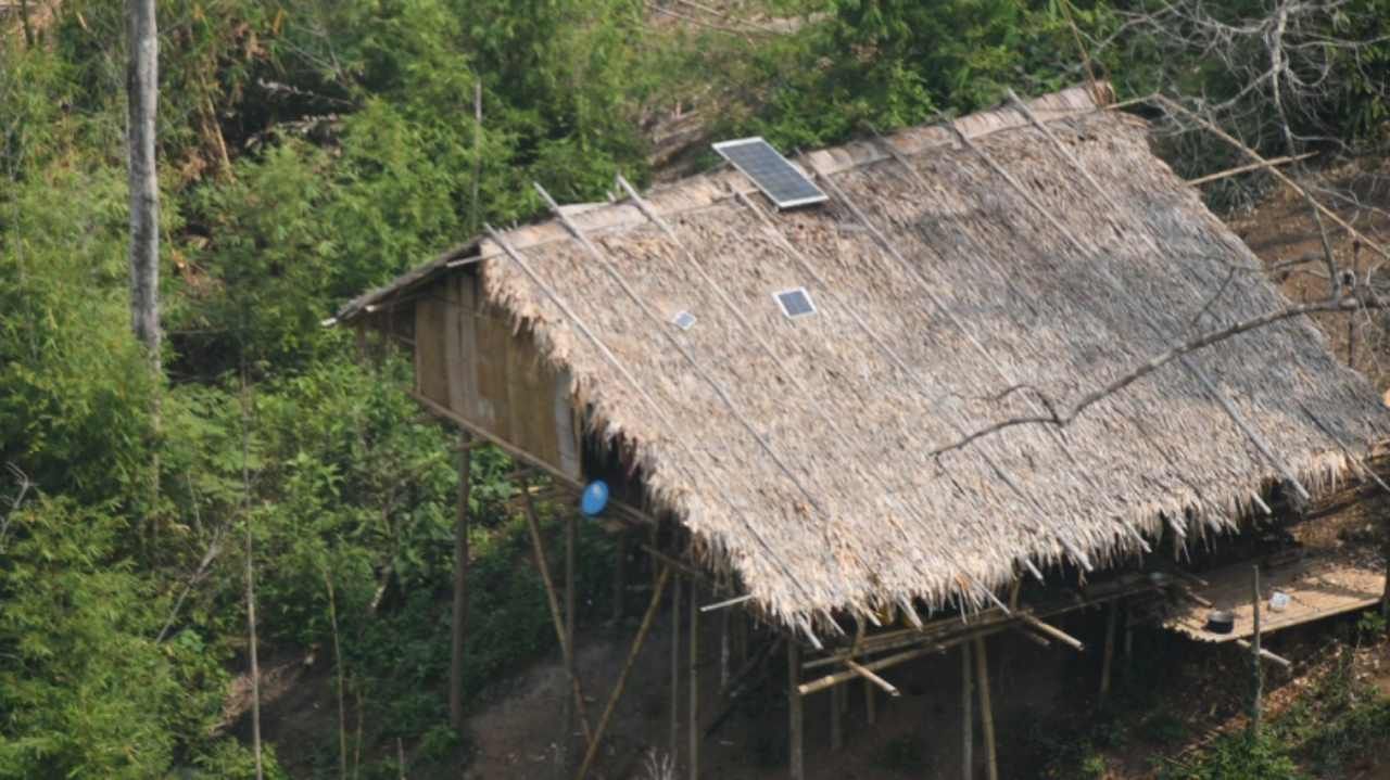 กระท่อมเฝ้าไร่มีโซลาร์เซลล์