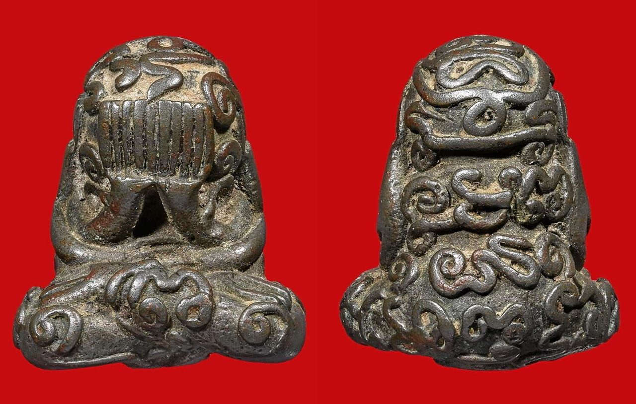 พระปิดตามหายันต์ พิมพ์เศียรโต ยันต์น่อง หลวงพ่อทับ วัดทอง ของนิว เมืองชล.