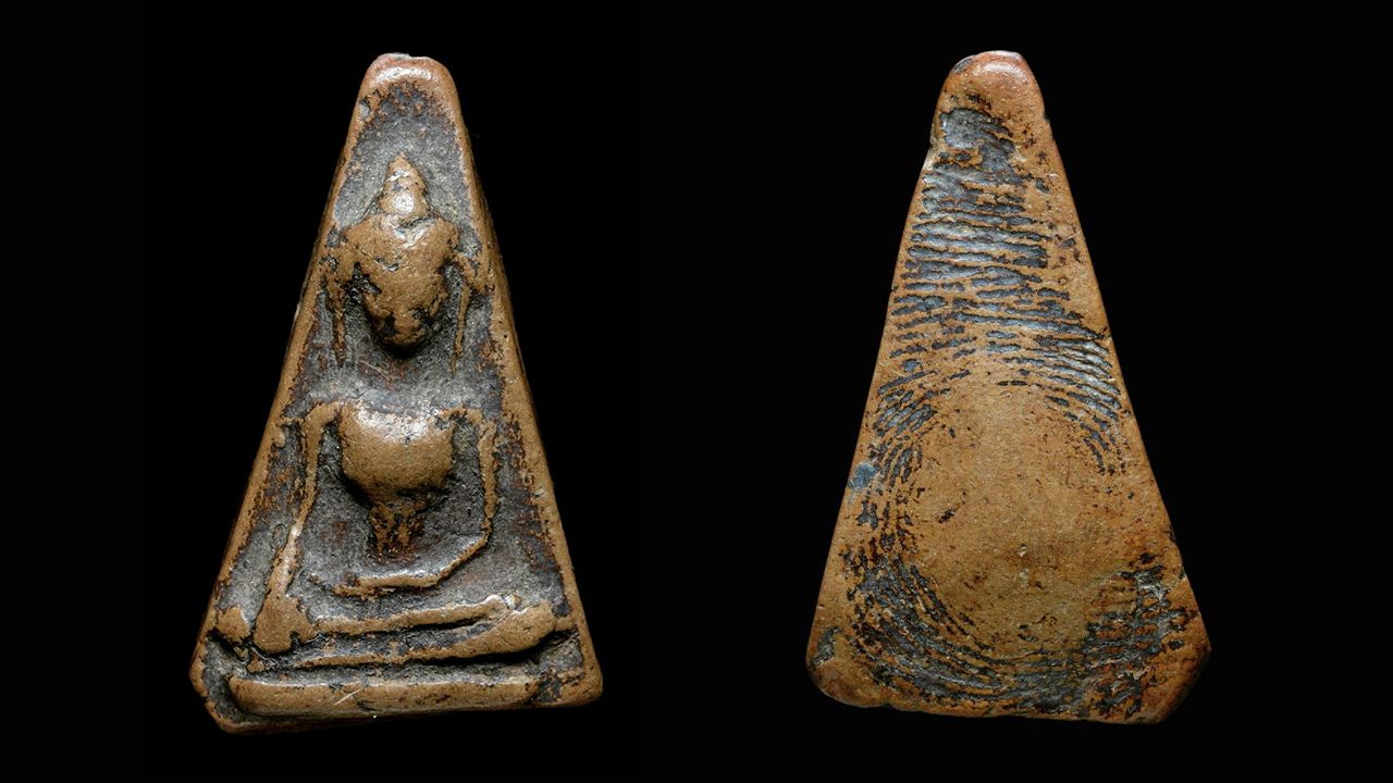 พระผงสุพรรณ พิมพ์หน้ากลาง วัดพระศรีรัตนมหาธาตุ ของ โต้ง บางแค.