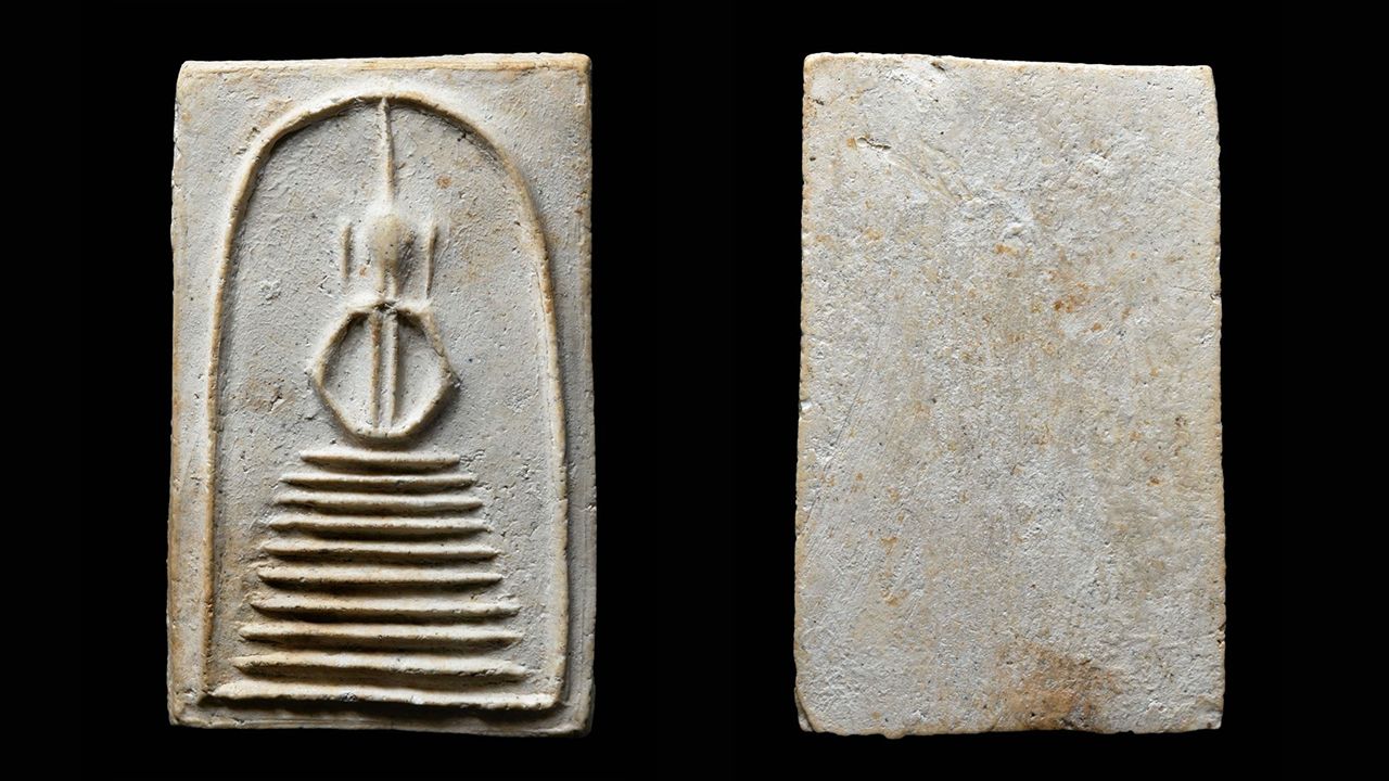 พระพิมพ์สมเด็จ 8 ชั้น แขนหักศอก (แซยิด) หลวงปู่ภู วัดอินทรวิหาร ของ ก้อง พระสมเด็จ.