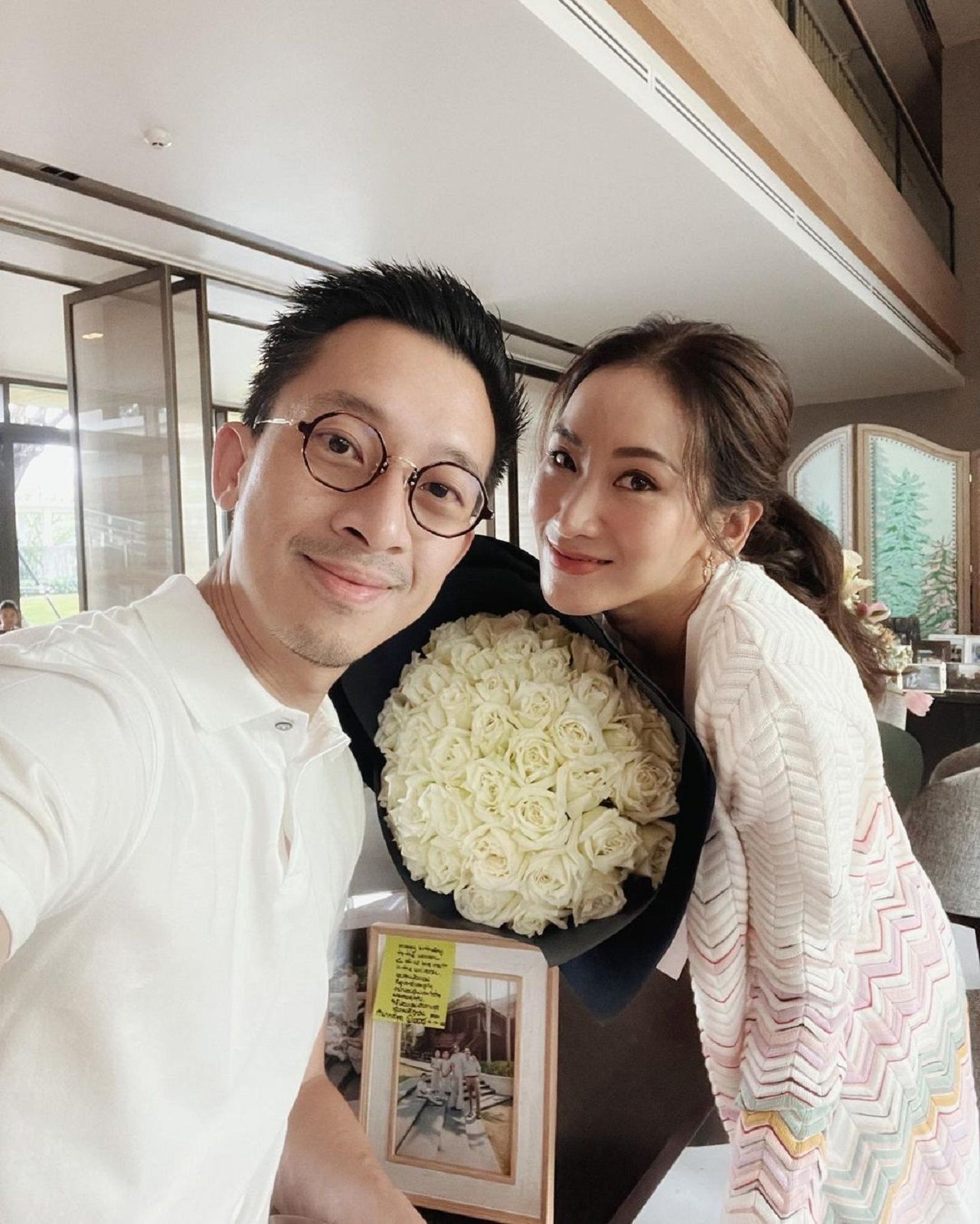 เอม-พินทองทา ฉลองวันเกิดกับสามี ณัฐพงศ์ คุณากรวงศ์