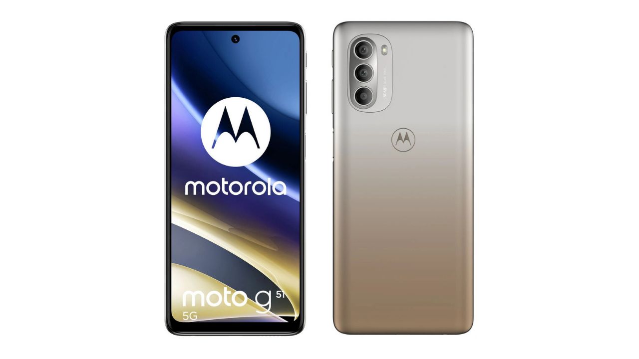 มือถือราคาไม่เกิน 10,000 ต้นปี 2022 : Motorola Moto G51 5G