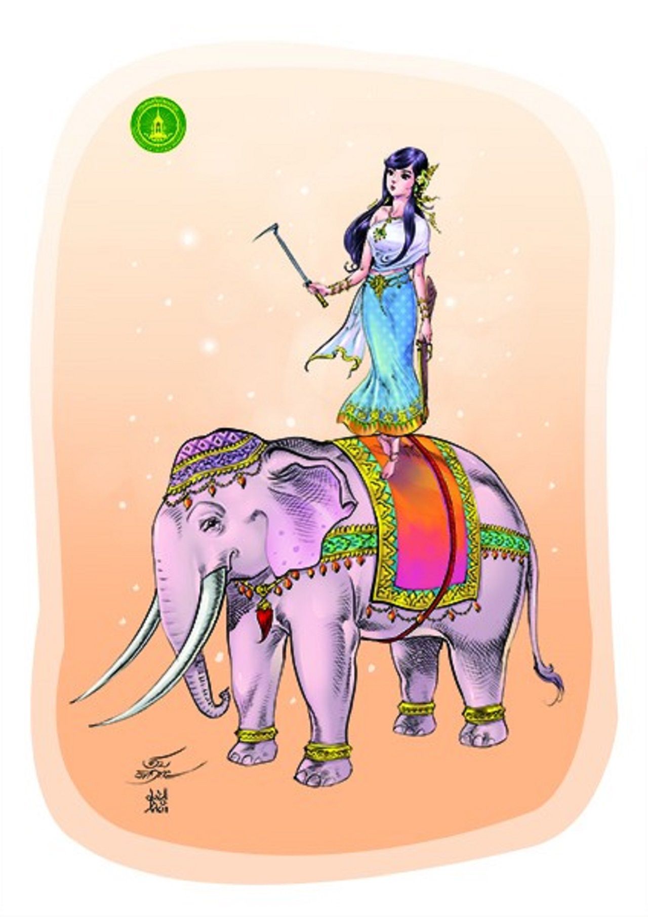 นางกิริณีเทวี หรือ นางกาฬกิณีเทวี ภาพจาก: กรมส่งเสริมวัฒนธรรม