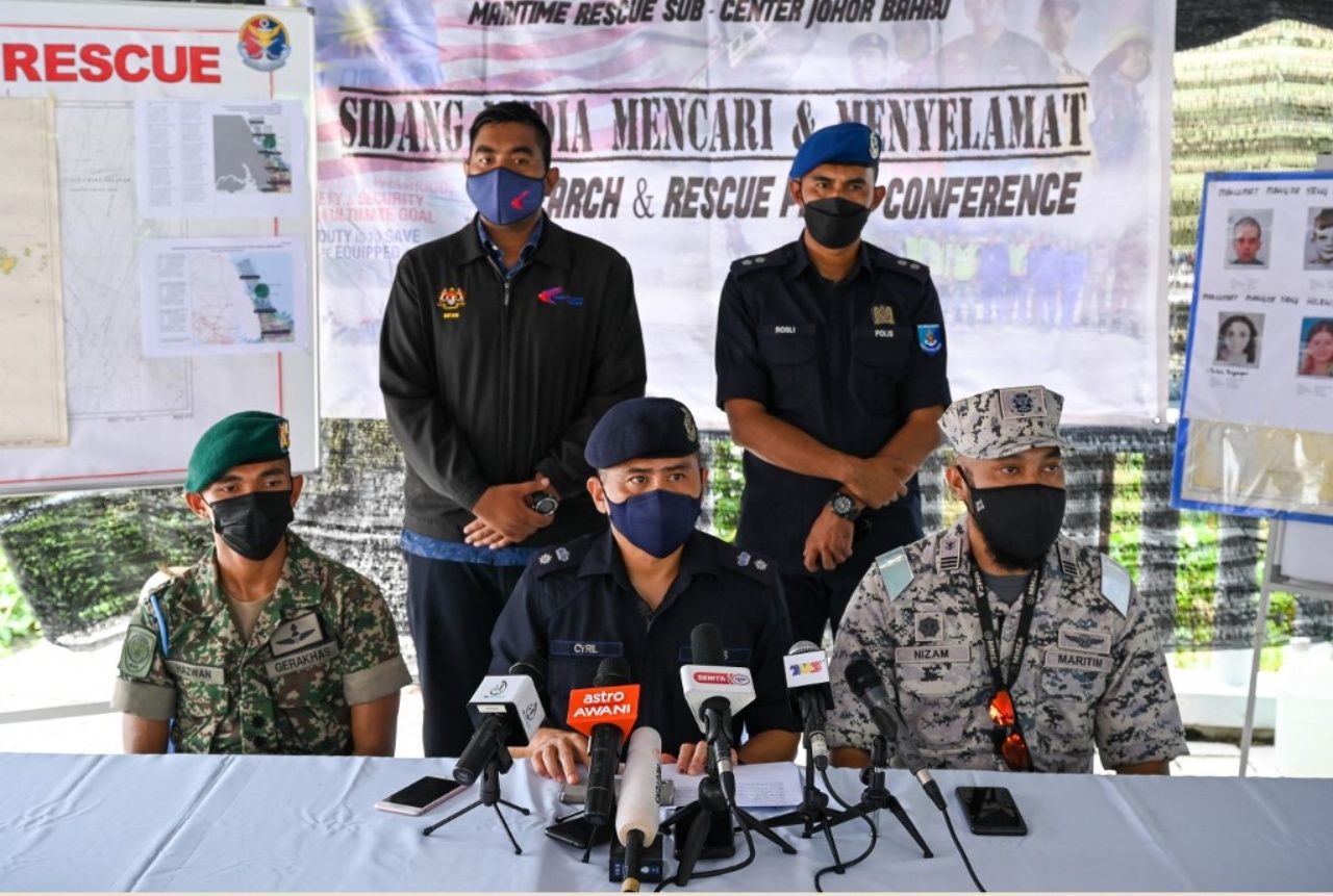 เจ้าหน้าที่มาเลเซียแถลงความคืบหน้าปฏิบัติการค้นหานักดำน้ำชาวยุโรป 4 คนสูญหายกลางทะเล โดยเช้าวันนี้ 9 เม.ย. พบนักดำน้ำรอดชีวิตเพิ่มอีก 2 คน ทำให้ยังเหลือสูญหายอีก 1 คน