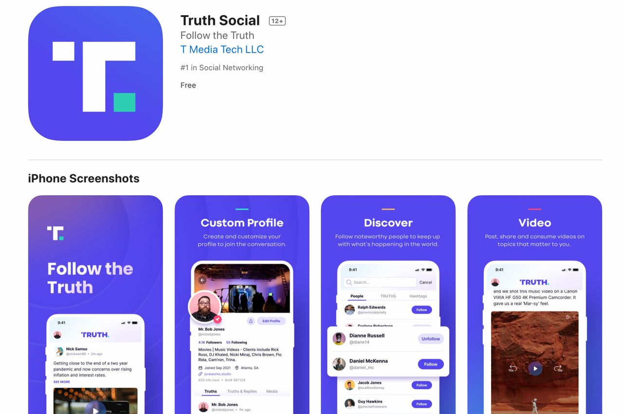 Truth Social ของโดนัลด์ ทรัมป์