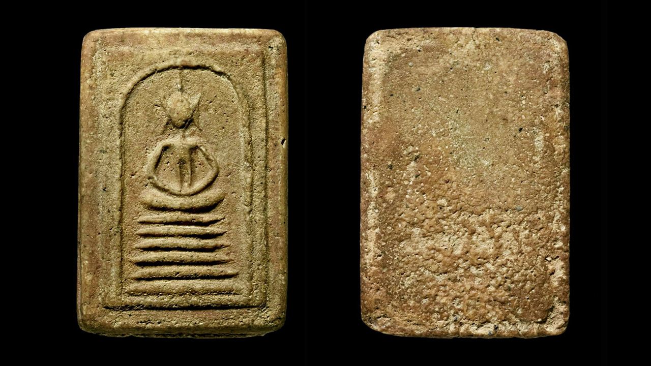 พระสมเด็จเกศไชโย พิมพ์ 6 ชั้น อกตัน วัดไชโยวรวิหาร ของ ก้อง พระสมเด็จ.