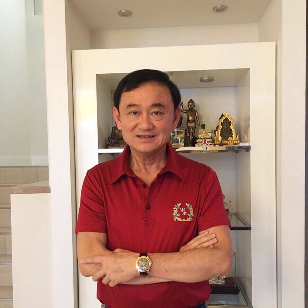 ทักษิณ ชินวัตร ขอบคุณภาพจากไอจี @thaksinlive