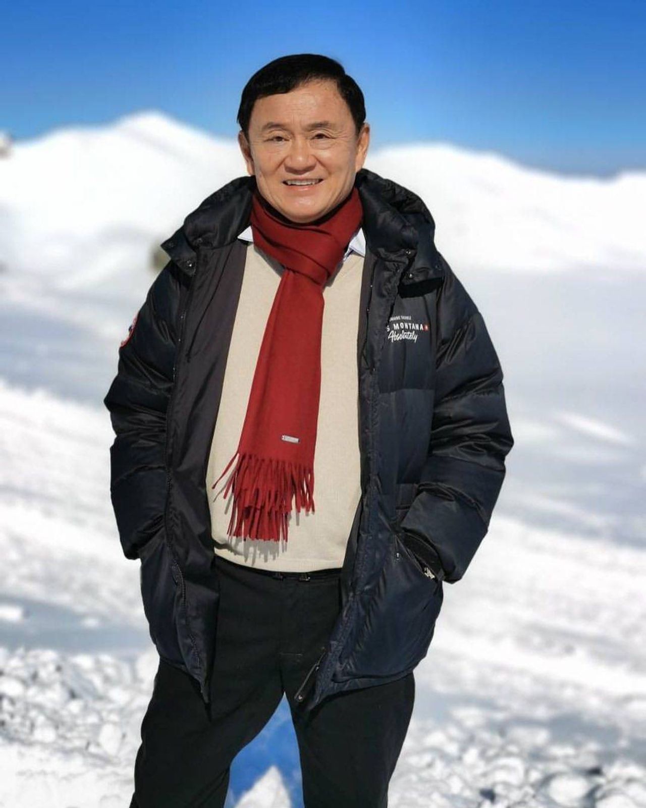 ทักษิณ ชินวัตร ขอบคุณภาพจากไอจี @thaksinlive