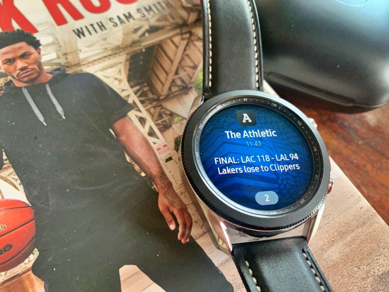 ระบบการแจ้งเตือน Galaxy Watch3 ที่เชื่อมต่อกับ iPhone ดีเลย์ไม่กี่วินาที