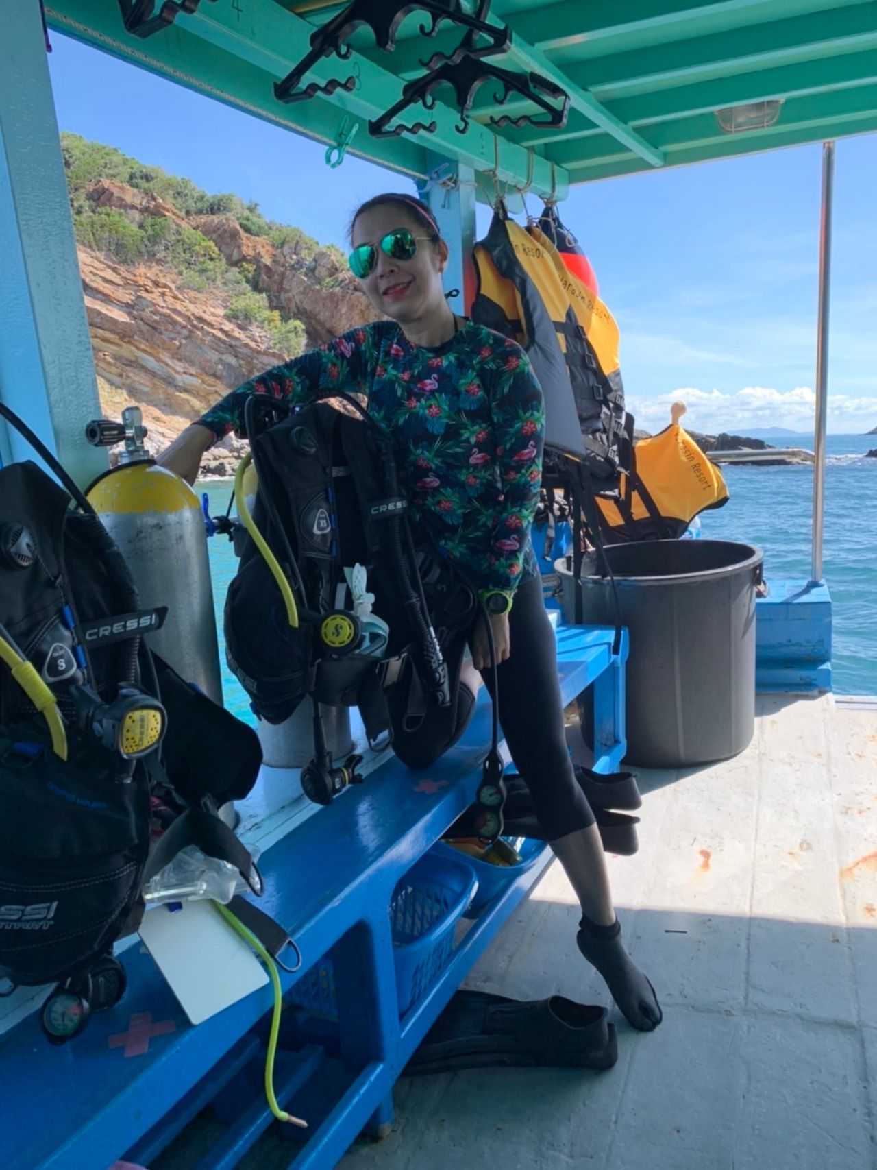 การเรียนดำน้ำ และเตรียมพร้อมของ แพม ภาณุมาศ เพื่อให้รู้จริงและเลิกกลัว