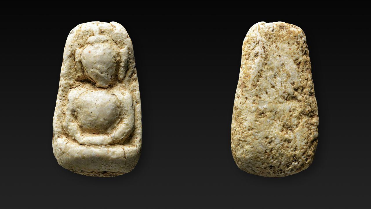 พระวัดพลับ พิมพ์พุงป่องใหญ่ สมเด็จพระญาณสังวร (สุก ไก่เถื่อน) วัดราชสิทธาราม ของ พ.อ. วันฉัตร แสงสว่าง.