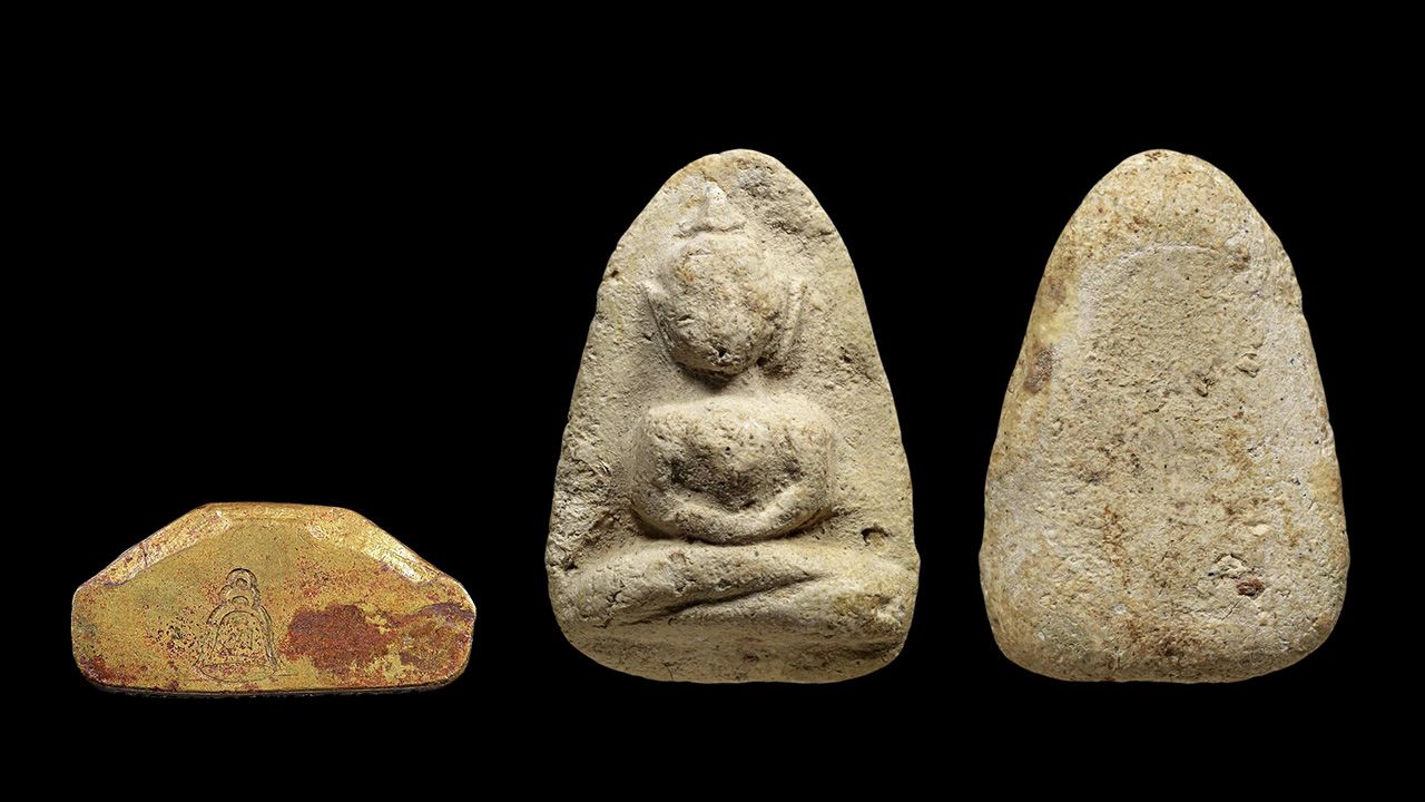 พระวัดพลับ พิมพ์ตุ๊กตาใหญ่ สมเด็จพระญาณสังวร (สุก ไก่เถื่อน) วัดราชสิทธาราม ของเอนก ปิ่นแก้ว.