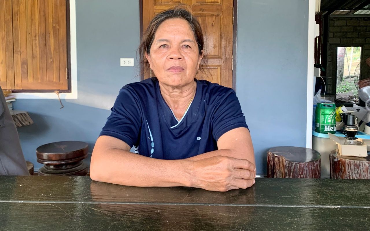 พี่แฉล้ม เจ้าของสวนเรืองทอง ผู้รับมรดก “ทุเรียนคลองลอย” ต้นแรก  