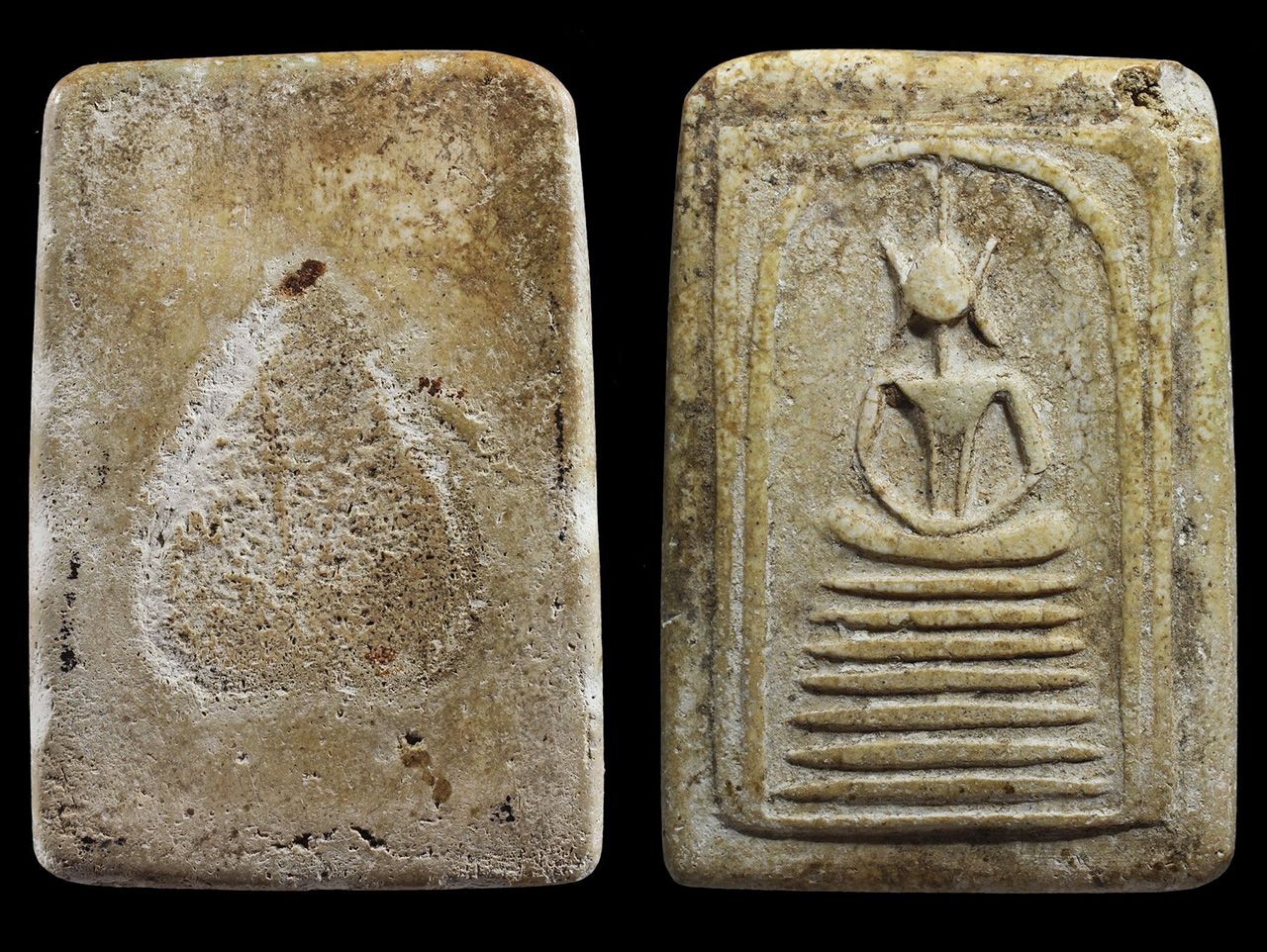 พระสมเด็จเกศไชโย พิมพ์ ๗ ชั้น ไหล่ตรง วัดไชโยวรวิหาร ของแม็ก ช้างเผือก.