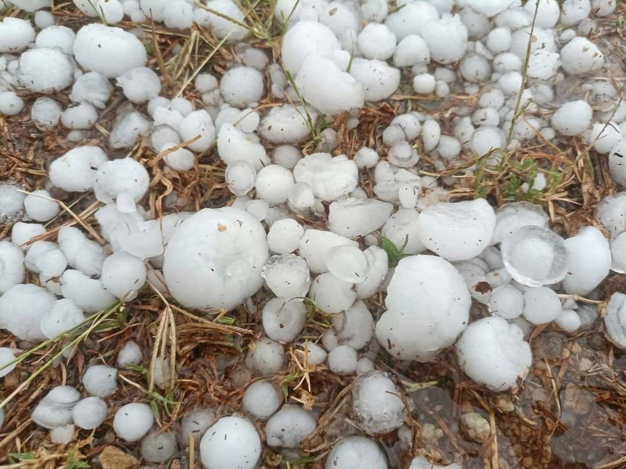 พายุฝนมาพร้อมลูกเห็บที่ จ.เชียงใหม่ เหตุการณ์เมื่อวันที่ 22 เมษายน 2566