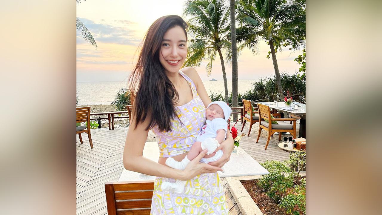 ไอซ์ อภิษฎา พา น้องเลอา ชมวิวทะเล ชาวเน็ตโฟกัสหุ่นแม่หลังคลอดเป๊ะมาก