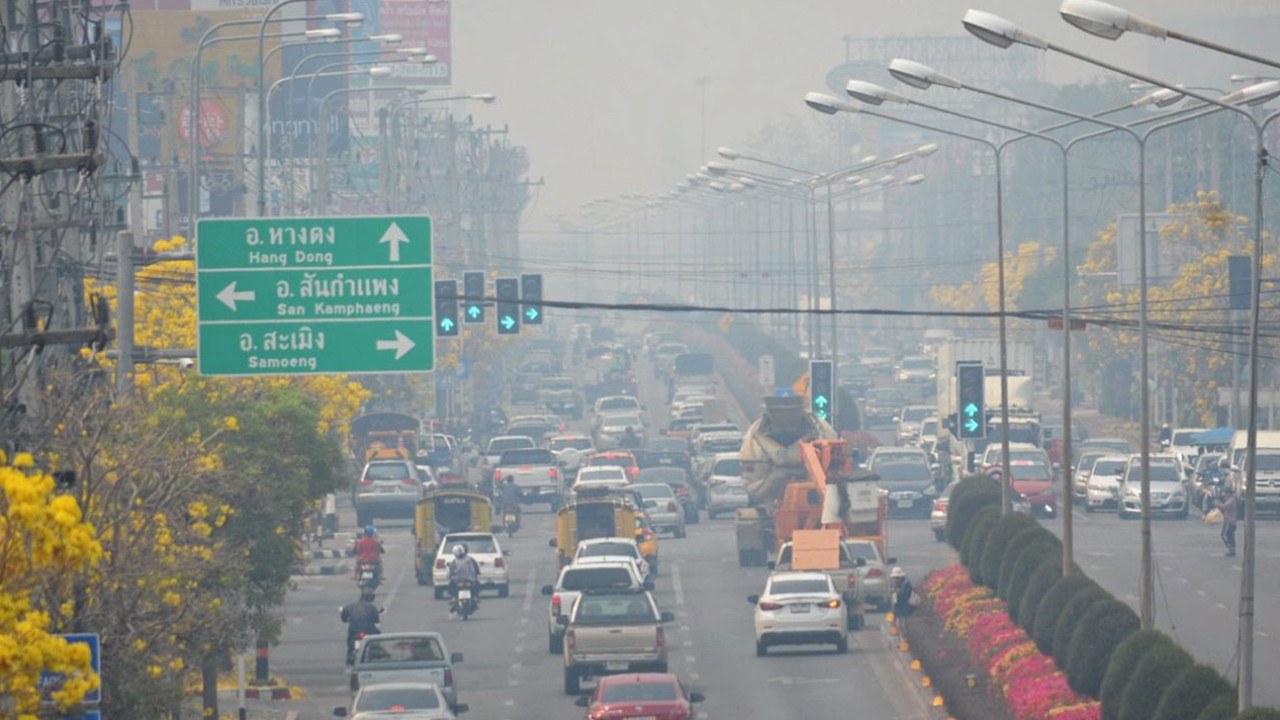 ฝุ่น PM 2.5 ภาคเหนือเกินค่ามาตรฐาน 7 พื้นที่ "เชียงใหม่" ติดอันดับ 22 ของโลก