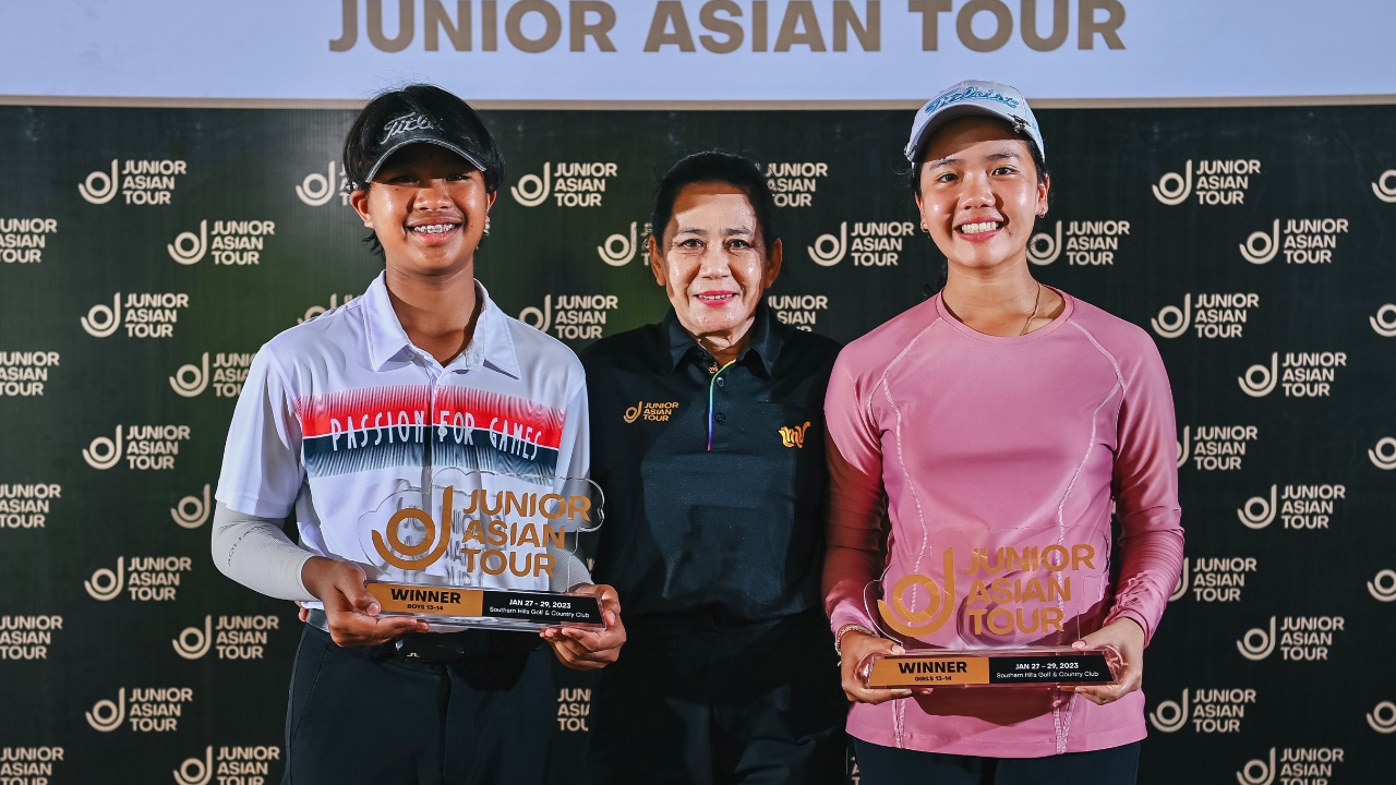 ตันติกร-เอริสา แจ๋วซิวแชมป์ โอเพ่น คลาส สวิง จูเนียร์ เอเชียน ทัวร์ เซาเทิร์นฮิลล์ฯ