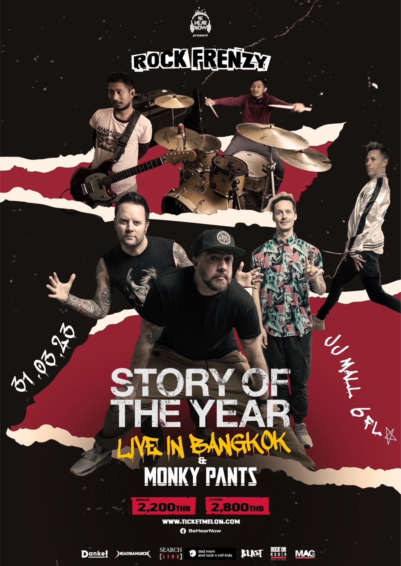 เทศกาลดนตรีสุดร็อก Rock Frenzy Live in Bangkok 2023