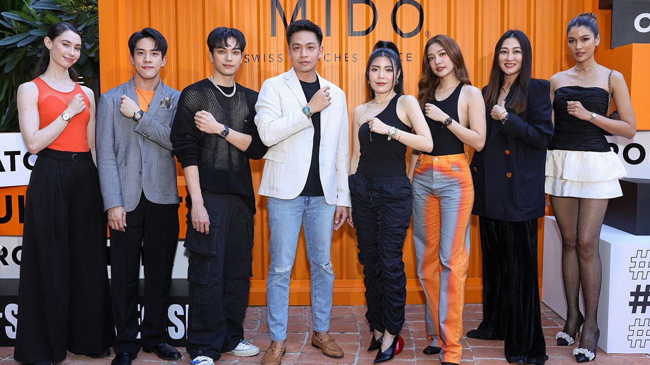 มีแล้วยัง - ภาณุวัฒน์ ทองพุ่ม จัดงาน “MIDO Novelties Presentation 2023” อวดโฉมเรือนเวลาหรู 7 คอลเลกชันไอคอนิกประจำปี โดยมี ชัชชวิศ เตชะรักษ์พงศ์, โอบนิธิ วิวรรธนวรางค์, อัชฌา เจริญรัศมีเกียรติ และ อลิสา ขุนแขวง มาร่วมงานด้วย ที่หอศิลป์บ้านจิมทอมป์สัน วันก่อน.